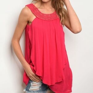 Watermelon Sleeveless Top